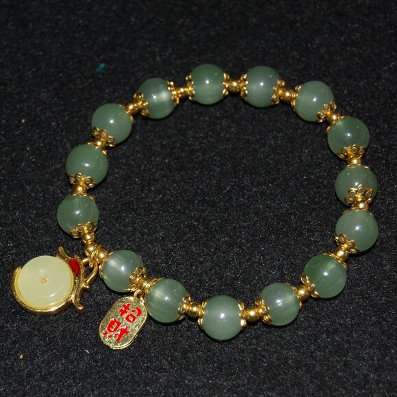 Good Fortune Bracelet,Lucky Bracelet,Gemstone Bracelet,Money,Prosperity,Wealth - Picture 1 of 2